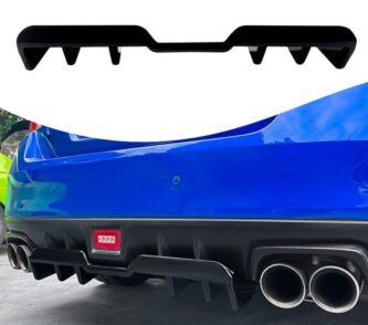 Subaru WRX 2015–2021 Rear Bumper Diffuser – Gloss Black ABS | Perfect Fitment