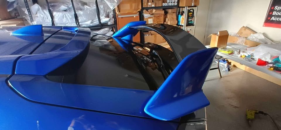 Honda Civic 10th Gen Hatchback Type R Style Rear Spoiler 2 Tone 2016-2021 FK7 RS Rear Wing