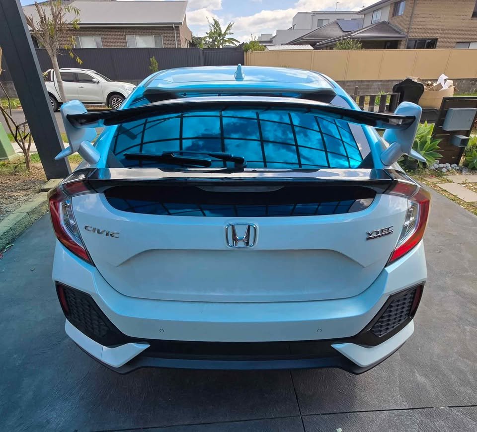 Honda Civic 10th Gen Hatchback Type R Style Rear Spoiler 2 Tone 2016-2021 FK7 RS Rear Wing