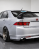 Honda Accord spoiler 7th and 8th gen Type R style gloss black and 2 tone rear wing installed