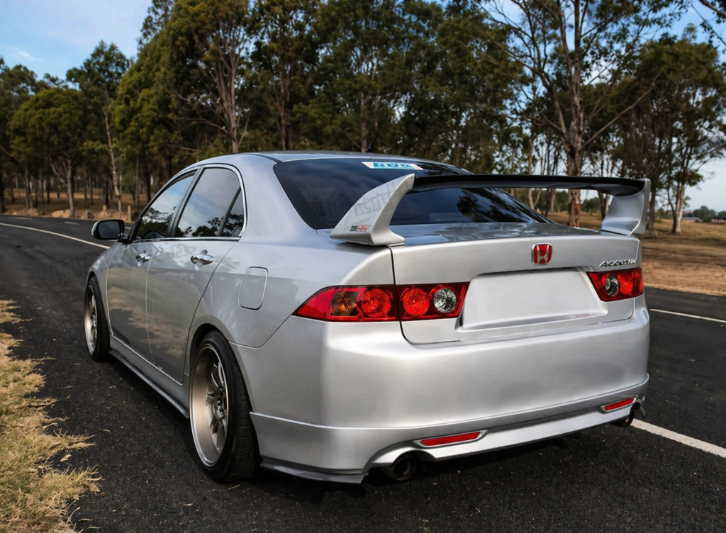 Honda Accord 7th Gen Type R Style Rear Spoiler Gloss Black & 2 Tone