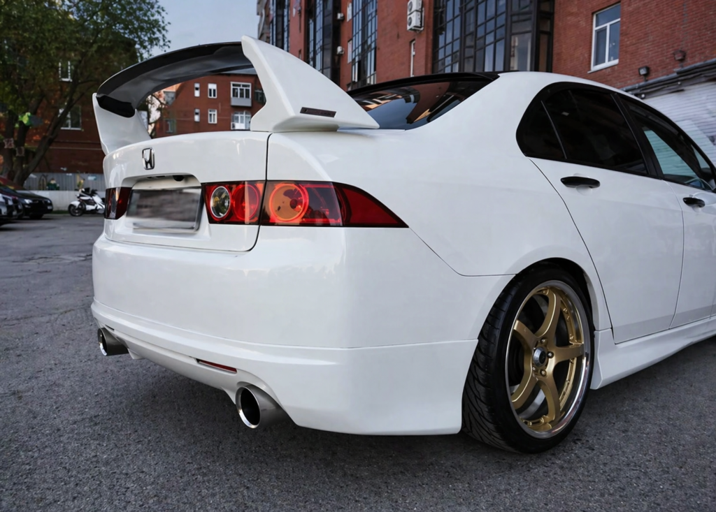 Honda Accord 7th Gen Type R Style Rear Spoiler Gloss Black & 2 Tone