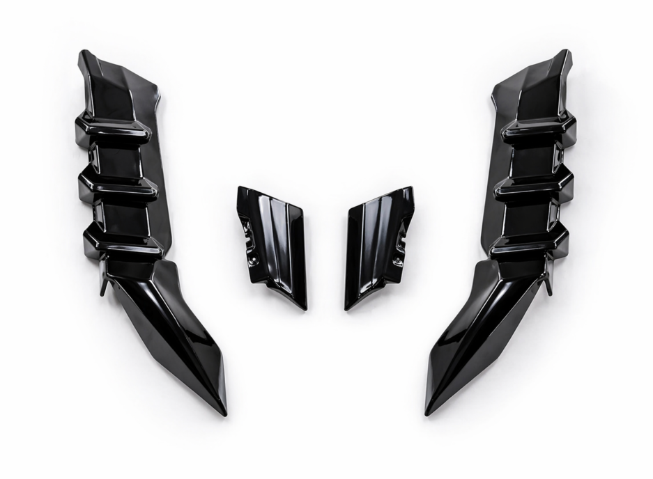 Honda Civic FK7 rear diffuser gloss black
