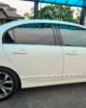 Honda Civic 8th Gen Sedan 2006-2015 TypeR Spoiler White & Gloss Black Real Install - Side View