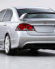 Honda Civic sedan Type R style rear spoiler 8th and 9th gen 2006 to 2015 gloss black white black silver black