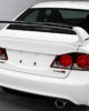 Honda Civic 8th 9th gen sedan rear spoiler installed rear view