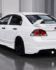 Honda Civic 8th 9th gen sedan rear spoiler installed side view