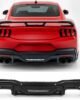 Mustang S650 rear bumper diffuser performance style ABS black