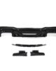 Mustang S650 rear diffuser close up matte black finish