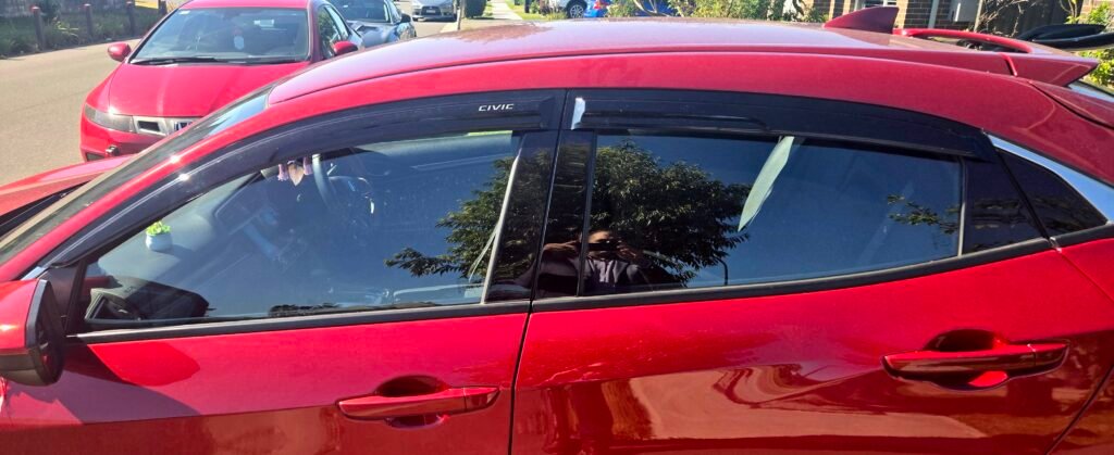 Honda Civic 10th Gen Hatch Window Visors Real Install
