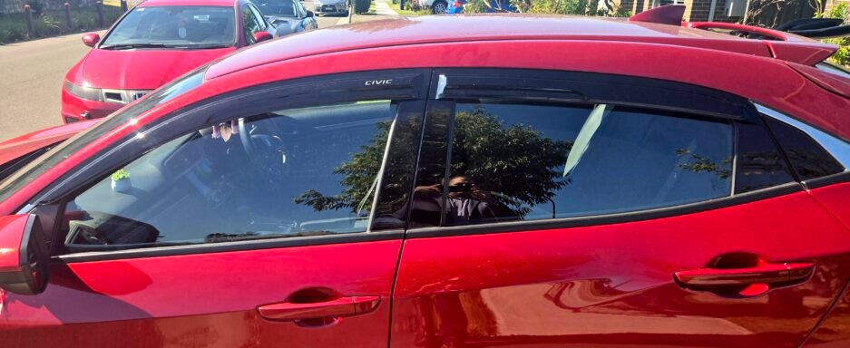 Honda Civic 10th Gen Hatch Window Visors Real Install
