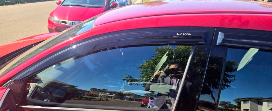 Honda Civic 10th Gen Hatch Window Visors Real Install