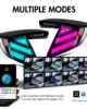 Honda Civic 10th Gen Hatchback RGB smoked tail lights FK7 RS 2016 to 2021 app controlled colour changing rear lights