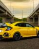 Honda Civic 10th Gen Hatchback RGB smoked tail lights FK7 RS 2016 to 2021 app controlled colour changing rear lights