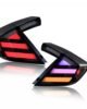 Honda Civic 10th Gen Hatchback RGB smoked tail lights FK7 RS 2016 to 2021 app controlled colour changing rear lights