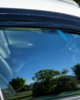 Honda Civic 10th Gen Hatchback Window Visors Rain Visors Weather Shields Smoked Black 2016-2021 Set of 4