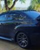 Mitsubishi Lancer roof spoiler gloss black 2007–2017 CJ sedan rear window spoiler installed view