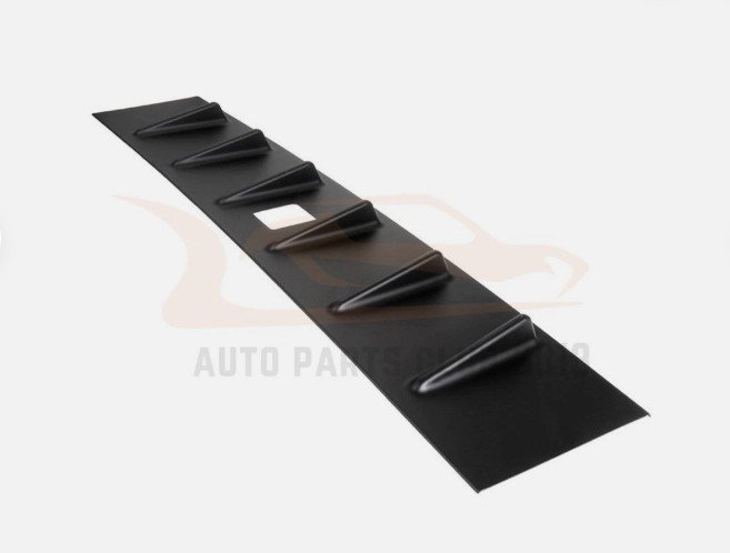 Mitsubishi Lancer roof spoiler gloss black 2007–2017 CJ sedan rear window spoiler installed view
