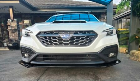 Subaru WRX VB 2022+ Front Bumper Lip Gloss Black Real Install