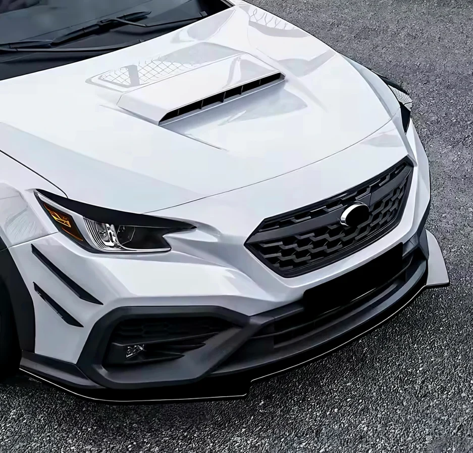 Subaru WRX VB 2022 Plus Front Bumper Lip Splitter Gloss Black for 2022 2023 2024 2025 2026 WRX Sedan