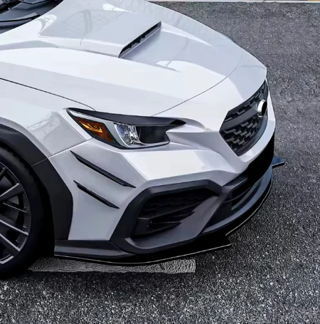 Subaru WRX VB 2022 Plus Front Bumper Lip Splitter Gloss Black for 2022 2023 2024 2025 2026 WRX Sedan