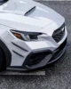 Subaru WRX VB 2022 Plus Front Bumper Lip Splitter Gloss Black for 2022 2023 2024 2025 2026 WRX Sedan