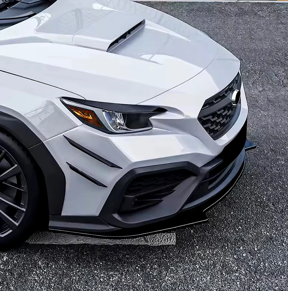 Subaru WRX VB 2022 Plus Front Bumper Lip Splitter Gloss Black for 2022 2023 2024 2025 2026 WRX Sedan