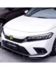 Honda Civic 11th Gen Front Lip Gloss Black Sporty Style 2022 Plus Sedan Hatchback