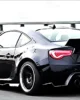 Toyota 86 Subaru BRZ Rocket Bunny style spoiler gloss black rear view installed