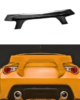 Toyota 86 Subaru BRZ Rocket Bunny style spoiler gloss black rear view installed
