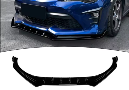 Toyota GT86 Subaru BRZ Front Lip Front Splitter Gloss Black ABS 2012-2021