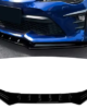 Toyota GT86 Subaru BRZ Front Lip Front Splitter Gloss Black ABS 2012-2021
