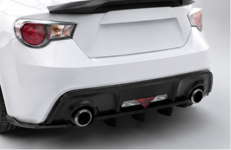 Toyota GT86 Subaru BRZ Rear Bumper Diffuser Gloss Black ABS 2012-2021