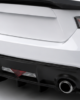 Toyota GT86 Subaru BRZ Rear Bumper Diffuser Gloss Black ABS 2012-2021