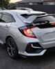 Honda Civic 10th Gen Hatchback TypeR Spoiler Silver & Gloss Black