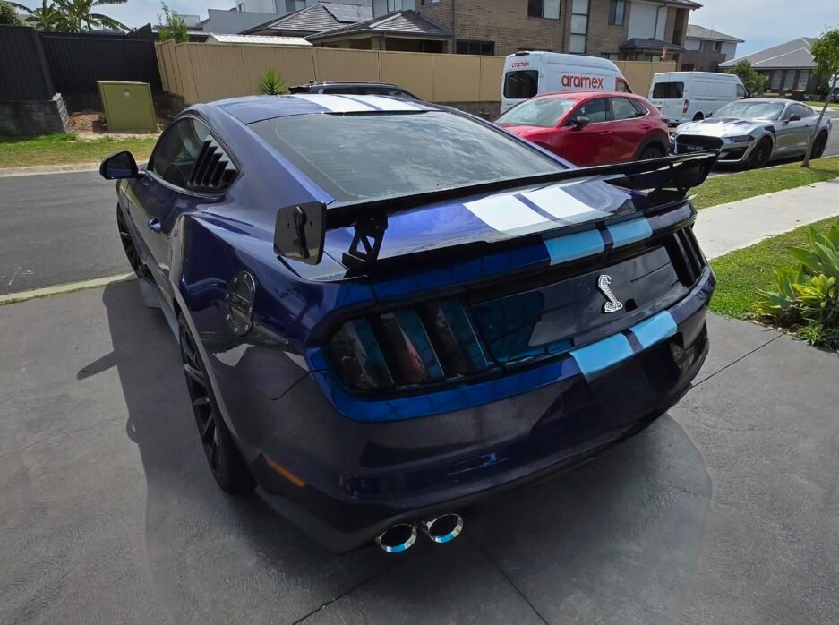 Ford Mustang S550 (2016-2023) GT500 Track Spoiler Gloss Black