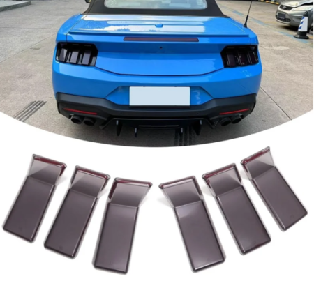 Ford Mustang S650 Smoked Tail Light Covers