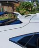 Honda Civic 10th Gen Hatchback Type R style rear spoiler white and gloss black 2016–2021 FK7 RS rear wing