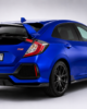 Honda Civic 10th Gen Hatchback TypeR Spoiler Blue and gloss Black