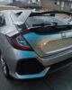 Honda Civic 10th Gen Hatchback TypeR Spoiler Silver & Gloss Black
