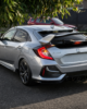Honda Civic 10th Gen Hatchback TypeR Spoiler Silver & Gloss Black