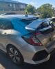 Honda Civic 10th Gen Hatchback TypeR Spoiler Silver & Gloss Black