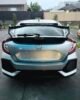 Honda Civic 10th Gen Hatchback TypeR Spoiler Silver & Gloss Black
