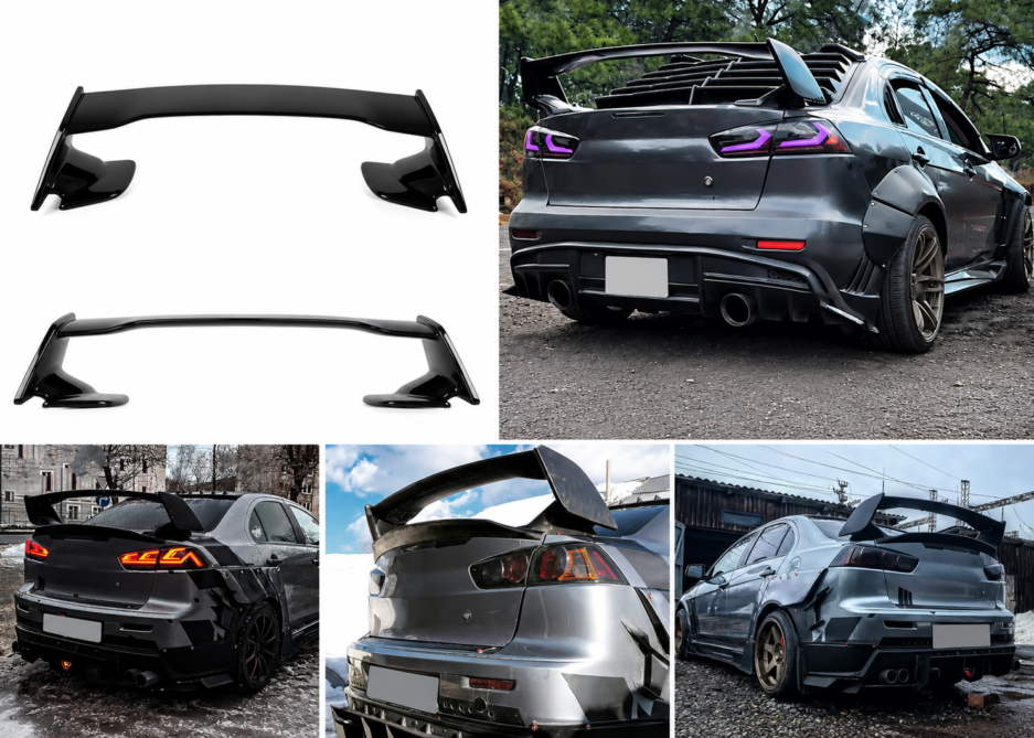 Mitsubishi Lancer 2007–2017 STI Style Rear Wing