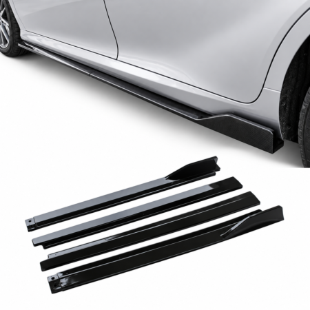 Toyota Camry XV80 Gloss Black Side Skirts for 2024+