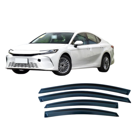 Toyota Camry XV80 Gloss Black Window Visors Set of 4 for 2024+ Toyota Camry 9th Generation Premium Weather Shields & Rain Visors