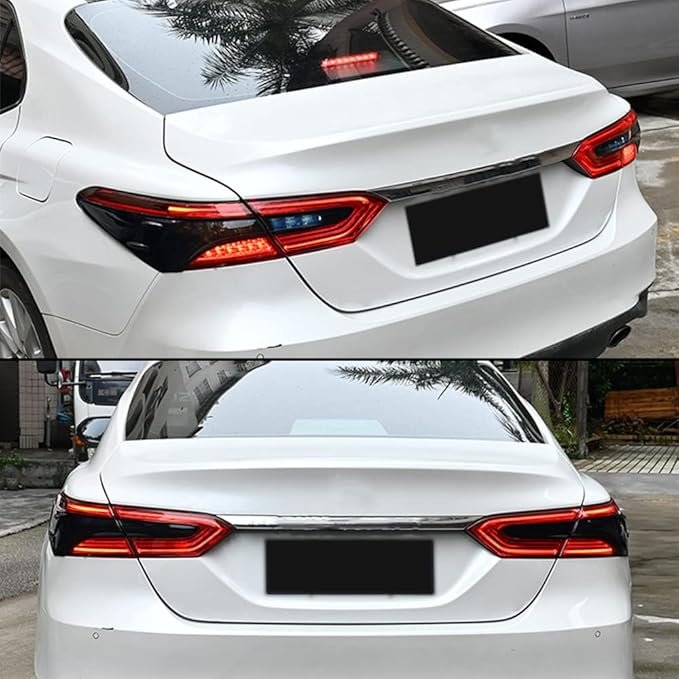 Toyota Camry XV70, Tail Light Covers, Smoked Tail Light Covers, Tail Light Tints, Toyota Camry Accessories
