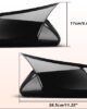 Toyota Camry XV70 XV80 Gloss Black Mirror Covers 2018–2026+