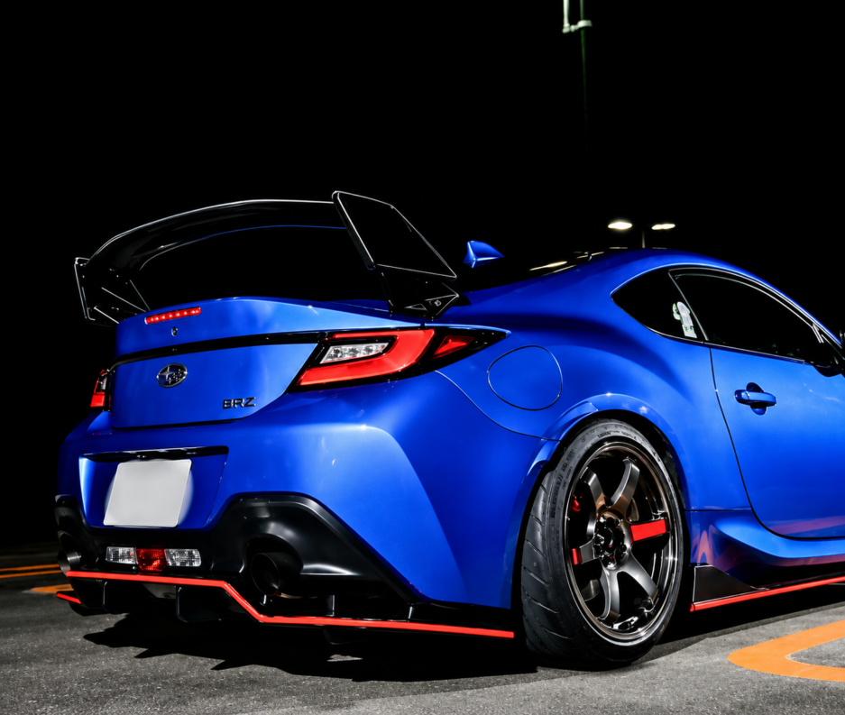 Subaru BRZ 2nd Gen Performance Rear Wing Installed