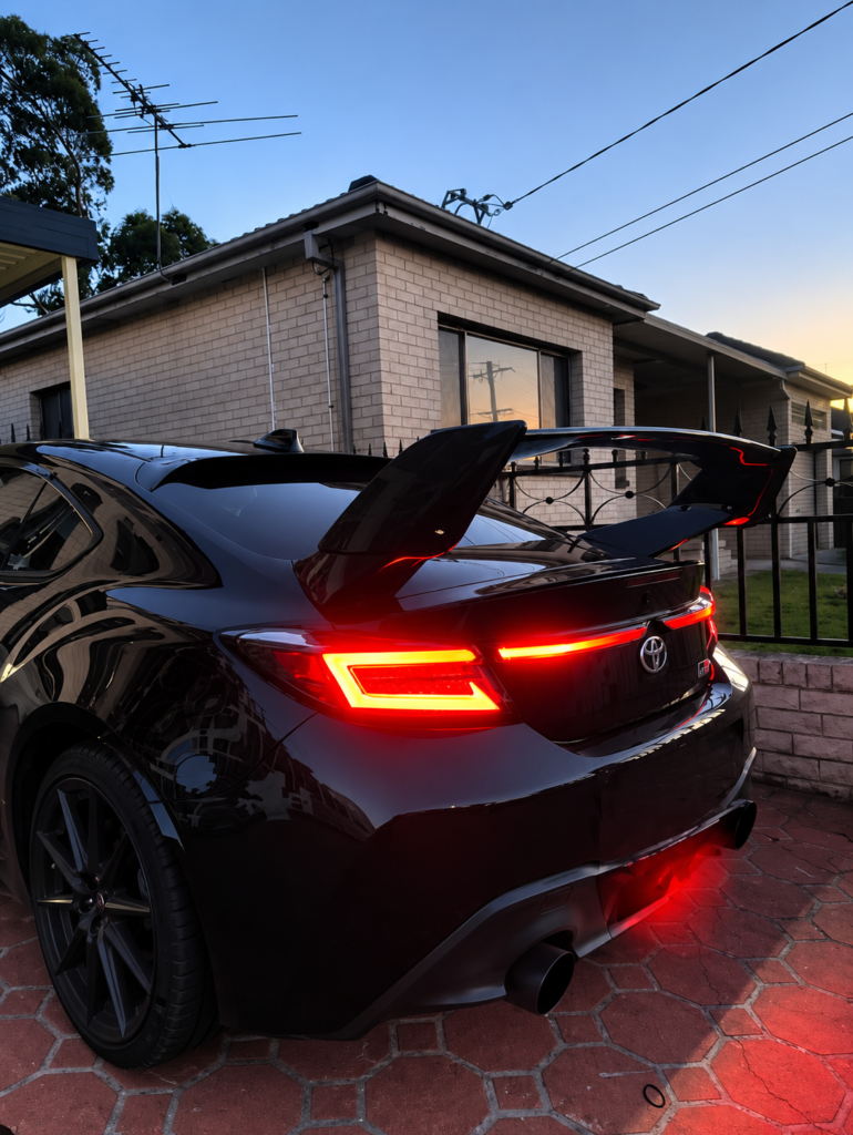 Toyota GR86 Subaru BRZ 2nd Gen STI Style Spoiler Wing Real Install 2